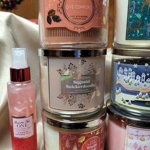 Bath and body works 3 wick candles